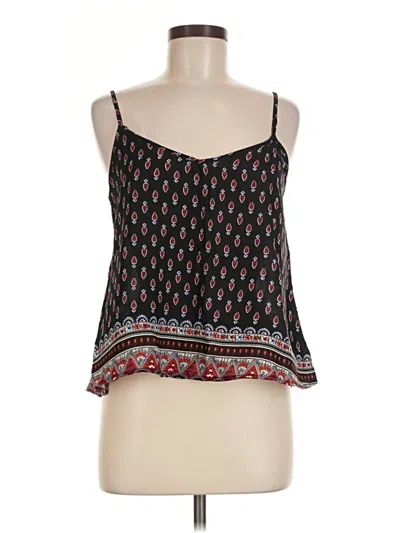 Pre-owned Full Tilt Sleeveless Blouse In Black