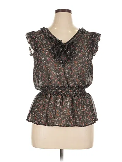 Pre-owned Full Tilt Sleeveless Blouse In Brown