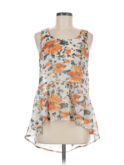 Pre-owned Full Tilt Sleeveless Blouse In Orange