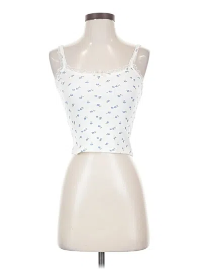 Pre-owned Full Tilt Sleeveless Top White Sweetheart Neckline Tops