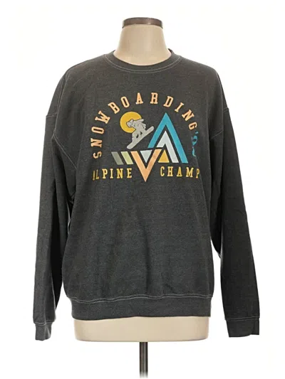 Pre-owned Full Tilt Sweatshirt In Gray