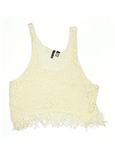 Pre-owned Full Tilt Swimsuit Top Ivory Swimwear In White