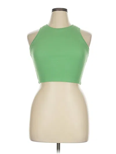 Pre-owned Full Tilt Tank Top Green Halter Neckline Tops
