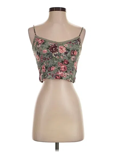 Pre-owned Full Tilt Tank Top Green Strapless Neckline Tops
