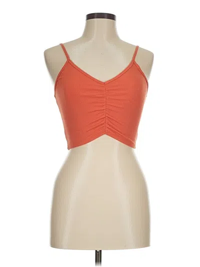 Pre-owned Full Tilt Tank Top Orange Strapless Neckline Tops