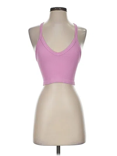 Pre-owned Full Tilt Tank Top Pink Halter Neckline Tops