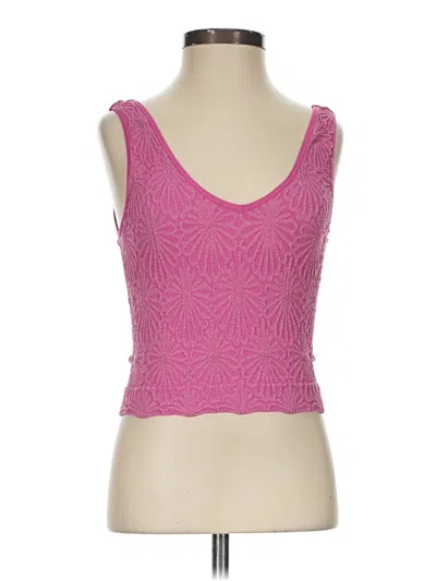 Pre-owned Full Tilt Tank Top Pink Sweetheart Neckline Tops