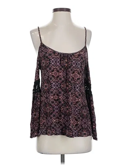 Pre-owned Full Tilt Tank Top Purple Cold Shoulder Neckline Tops