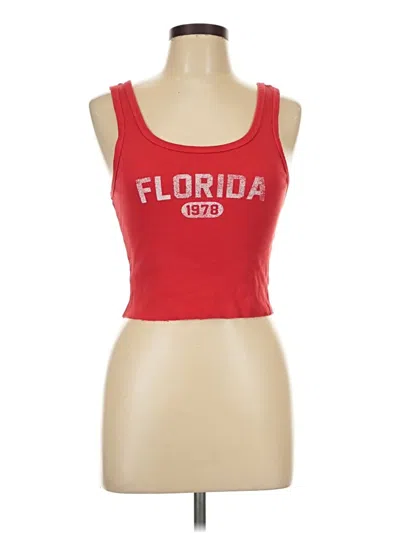 Pre-owned Full Tilt Tank Top Red Strapless Neckline Tops