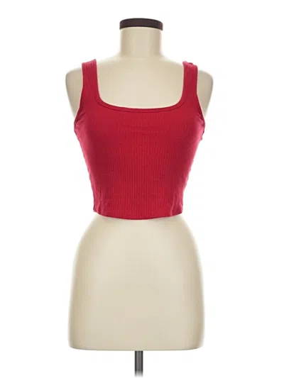 Pre-owned Full Tilt Tank Top Red Strapless Neckline Tops
