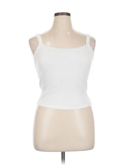 Pre-owned Full Tilt Tank Top White Strapless Neckline Tops