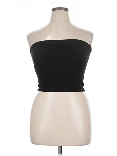 Pre-owned Full Tilt Tube Top Black Strapless Neckline Tops