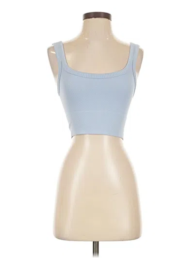 Pre-owned Full Tilt Tube Top Blue Strapless Neckline Tops