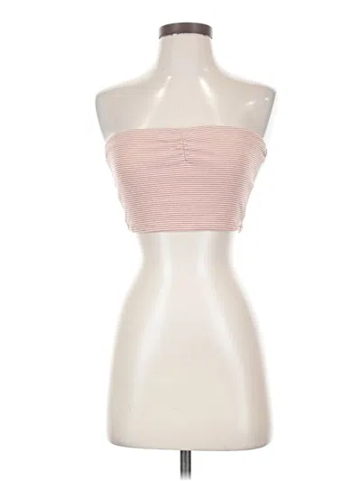 Pre-owned Full Tilt Tube Top Pink Strapless Neckline Tops
