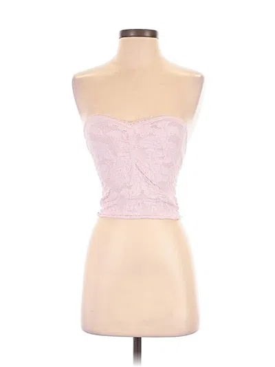Pre-owned Full Tilt Tube Top Pink Strapless Neckline Tops
