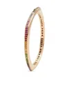 Fullord 18k Rose Gold Ghost Sapphire Bracelet In Gold