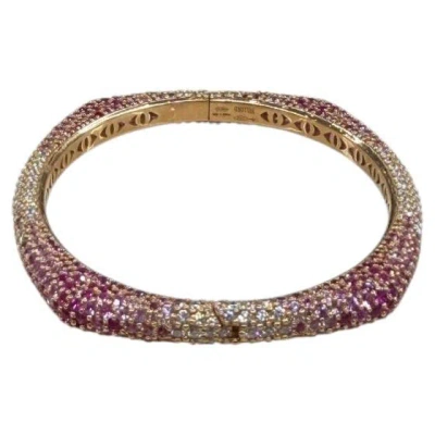 Pre-owned Fullord Rose Gold Ghost Bracelet In Red