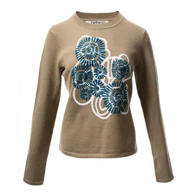 Fully Fashioning Beck Sweater In Brown