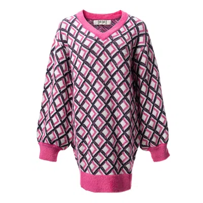 Fully Fashioning Women's Pink / Purple  In Pink/purple