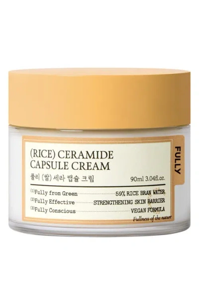 Fully Rice Ceramide Capsule Cream In Transparent