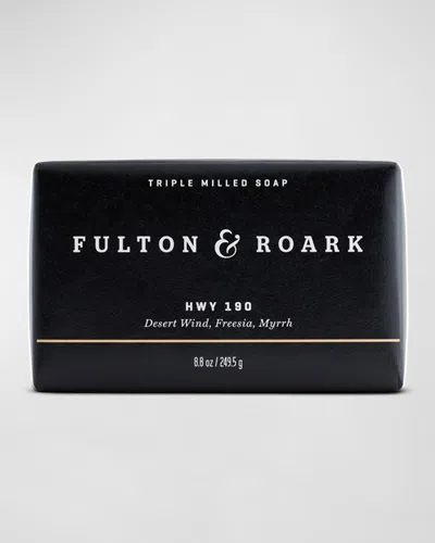 Fulton & Roark Hwy 190 Bar Soap, 8.8 Oz. In Black
