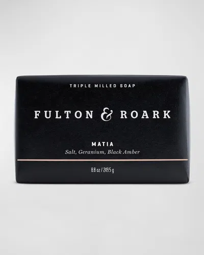 Fulton & Roark Matia Bar Soap, 8.8 Oz. In Black