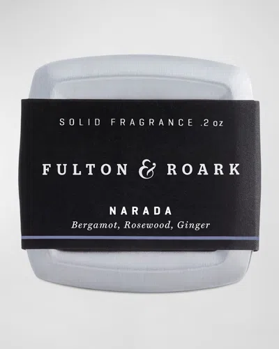 Fulton & Roark Narada Solid Fragrance, 0.2 Oz. In White