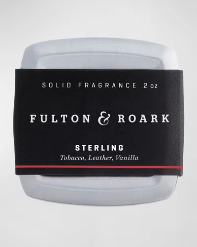 Fulton & Roark Sterling Solid Fragrance, 0.2 Oz. In White