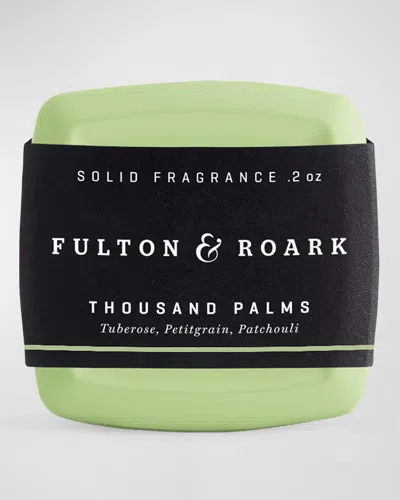 Fulton & Roark Thousand Palms Solid Fragrance, 0.2 Oz. In White