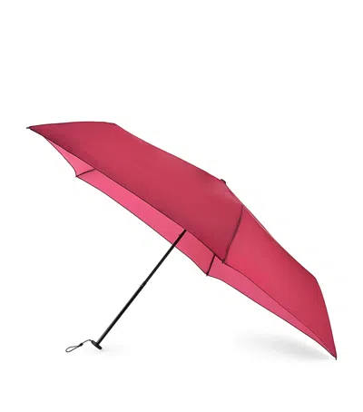 Fulton Compact Telescopic Umbrella In Pink