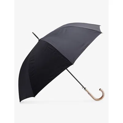 Fulton Mens Black Mayfair Woven Umbrella