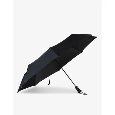 Fulton Mens Black Jumbo Open And Close Folding Umbrella