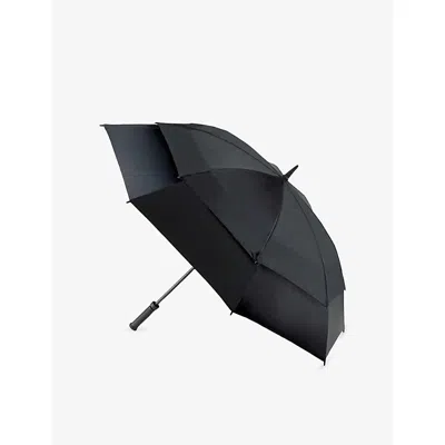 Fulton Womens Black Stormshield Double-canopy Umbrella