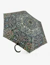 Fulton Womens Blackthorn  X Morris & Co Floral-print Umbrella In Blackthorn