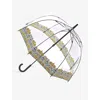 Fulton Womens Lodden  X Morris & Co Floral-print Birdcage Umbrella In Lodden