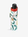 Fulton Womens Madder Fruit  X Morris & Co Floral-print Umbrella In Madder Fruit