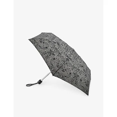 Fulton Womens Strawberry Thief Pure  X Morris & Co. Floral-print Umbrella In Gray
