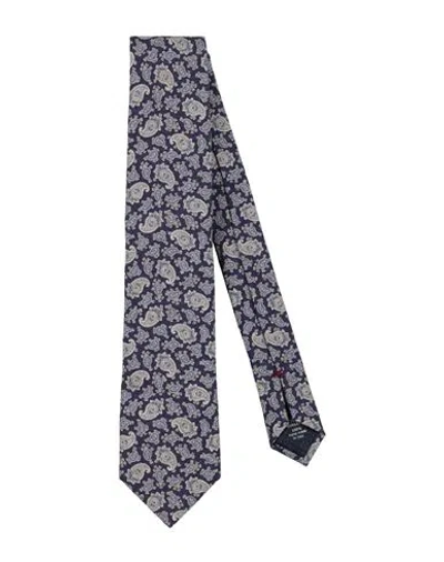 Fumagalli Man Ties & Bow Ties Navy Size - Cotton In Blue