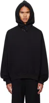 Fumito Ganryu Black 2way Hoodie In Black
