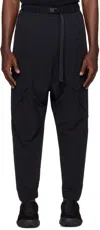 Fumito Ganryu Black Easy Cargo Pants In Black