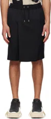 Fumito Ganryu Black Fisherman Shorts In Black