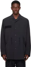Fumito Ganryu Black M-51 Coat In Black