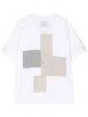 Fumito Ganryu Front-pocket Cotton T-shirt In White