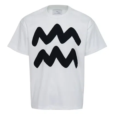 Fumito Ganryu Pattern F-patchwork Tee In White