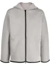 Fumito Ganryu Poly Zip-up Jacket In Grey