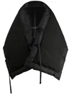 Fumito Ganryu Quilted Padded Scarf In Black