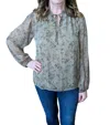 Fun 2 Fun Murray Top In Olive In Green