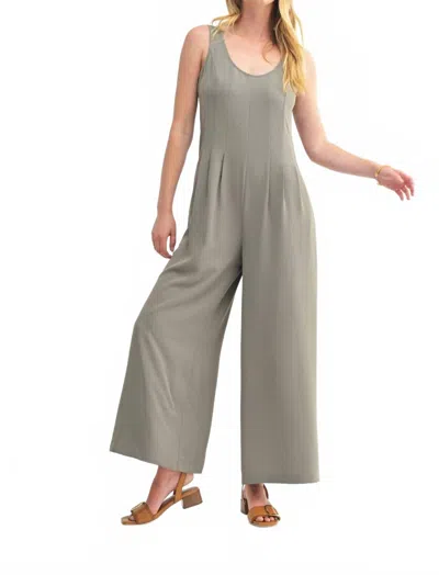 Fun 2 Fun Waylon Jumpsuit In Olive In Green