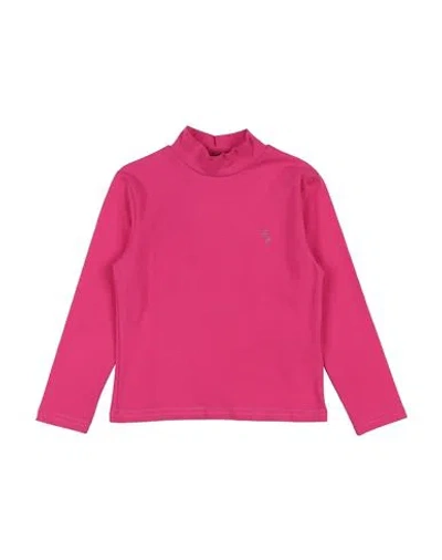Fun & Fun Babies'  Toddler Girl T-shirt Fuchsia Size 5 Cotton, Elastane In Pink