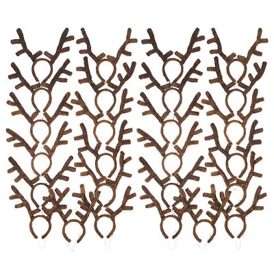 Pre-owned Fun Express Bulk Plush Reindeer Antler Headbands, 144 Pc., Apparel Accessories, 144 Pieces In Multi-color